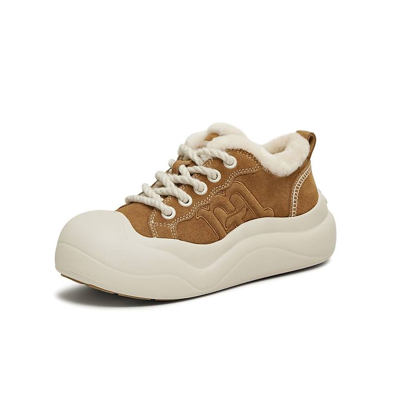 天美意厚底大头鞋冬季新款