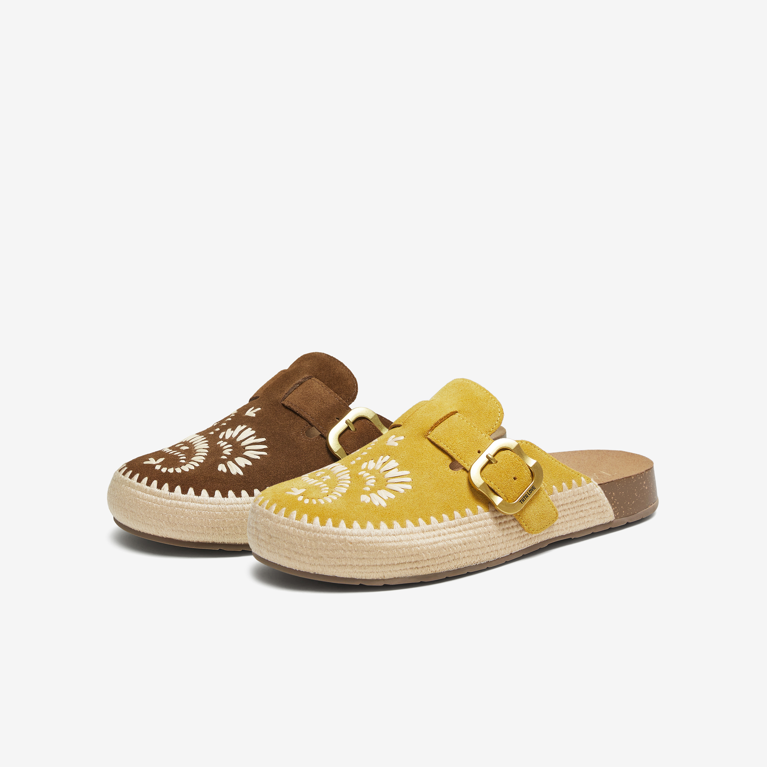 TATA他她2025秋商场同款勃肯鞋