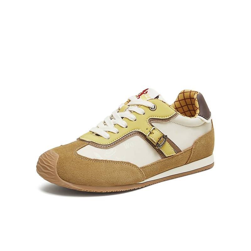 天美意25秋德训鞋女小白休闲鞋