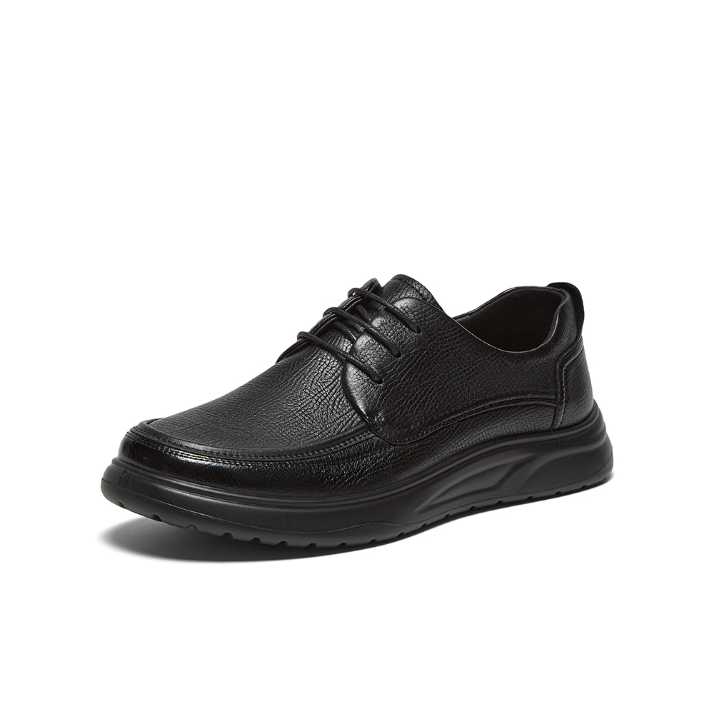 百思图2025秋季新款羊皮皮鞋