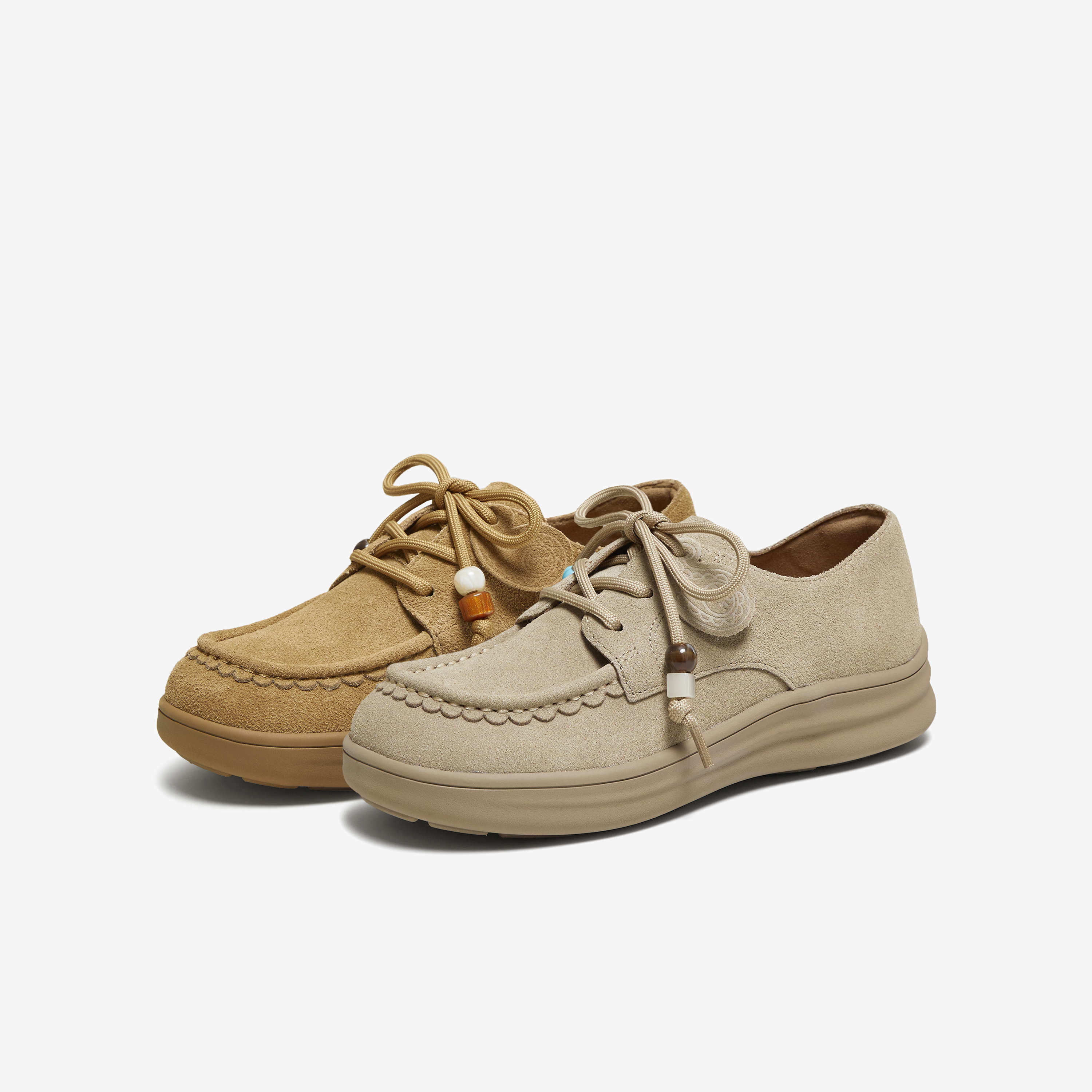 TATA他她2025年秋休闲鞋勃肯鞋