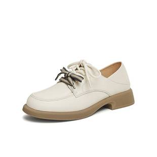 女鞋 新款 深口单鞋 2025春季 CYM02AM5 小皮鞋 TATA他她英伦通勤牛津鞋