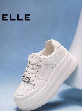 百丽女鞋厚底小白鞋女25年春季新款百搭运动休闲板鞋D4M1DAM5