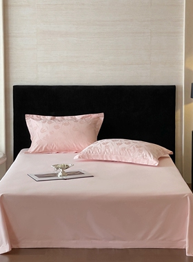 100S长绒棉全棉床单单件柔软亲肤高级感圆角被单