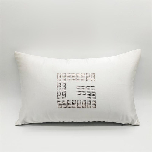 欧式轻奢抱枕烫钻腰枕床上装饰枕