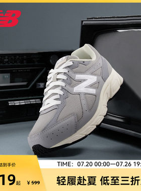 NEW BALANCE NB官方女款灰色四季厚底增高运动休闲鞋W480GG5