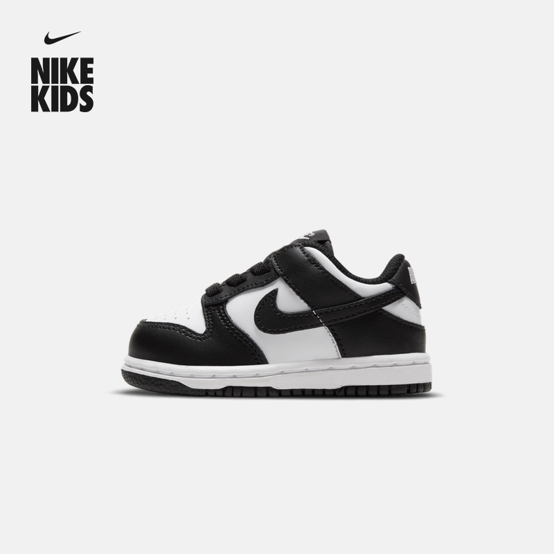 耐克婴童平底易穿脱运动鞋春季男女童宝宝板鞋NIKE DUNK CW1589