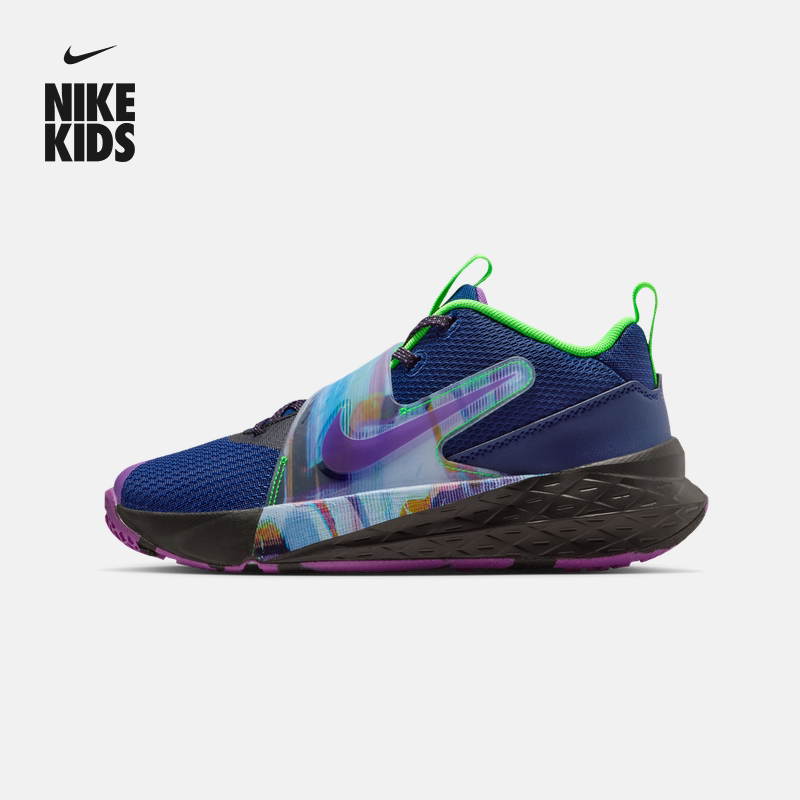 耐克电玩闪码系列大童篮球鞋冬新款NIKE TEAM HUSTLE D 12 HV2291