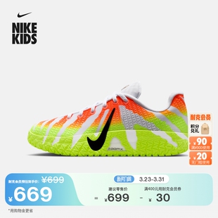 耐克圣诞系列莫兰特3大童实战篮球鞋 男女童NIKE IM8692 新款