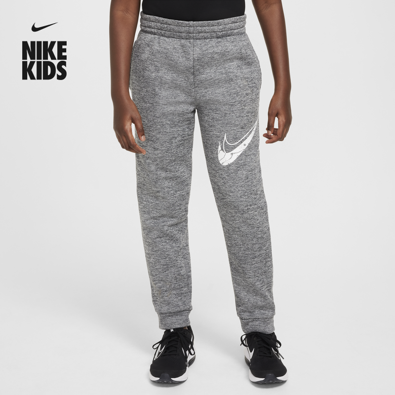 耐克大童防泼水加绒长裤冬季男女童保暖舒适运动裤NIKE HF4418