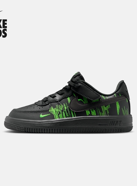 耐克幼童平底运动鞋魔术贴冬季新款男女童低帮板鞋NIKE II0765