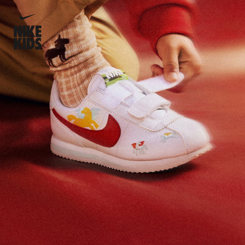 耐克马年限定脱缰系列新年款幼童运动鞋春新款NIKE CORTEZ IQ7669
