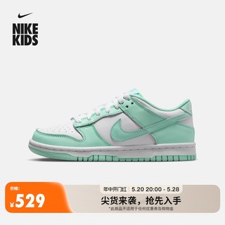 Nike耐克官方男童DUNK大童运动童鞋夏季胶底低帮板鞋轻便FZ3534