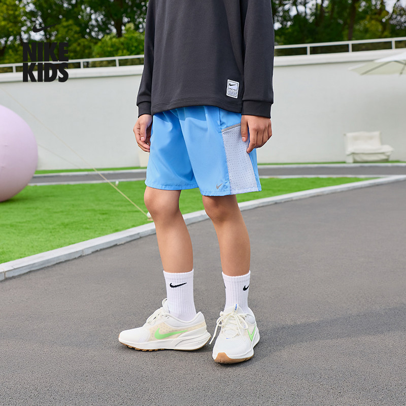 耐克大童速干训练短裤夏季男女童轻便NIKE MILER DRI-FIT IF2428