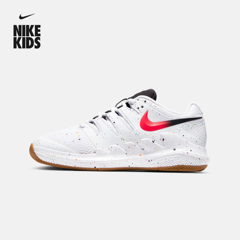 耐克大童透气轻便网球鞋春季男女童网面缓震NIKE VAPOR AR8851