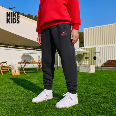 Nike耐克Club户外加绒大童长裤