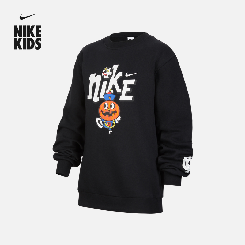 耐克大童轻便圆领运动衫冬季新款男女童NIKE CLUB FLEECE IO0095
