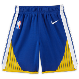 耐克金州勇士队婴童美式短裤男童透气轻便运动裤NIKE NBA HJ7698
