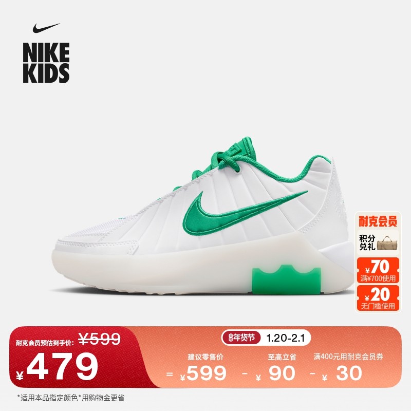 耐克詹姆斯大童实战篮球鞋春男女童NIKE LEBRON WITNESS 9 HV2270