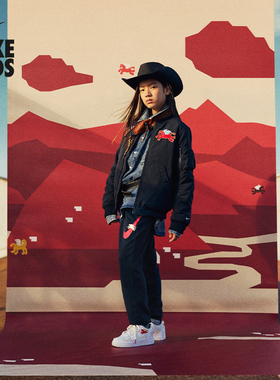 耐克马年限定脱缰系列新年款大童长裤春季新款男女童NIKE IQ3935