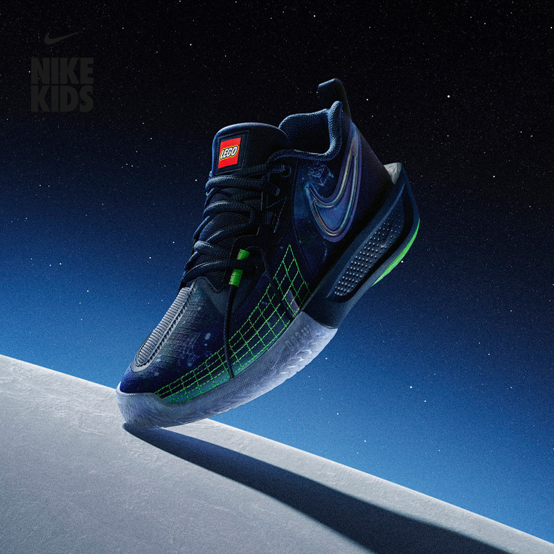 耐克乐高联名大童轻便实战篮球鞋冬新款男女童NIKE X LEGO IF2118