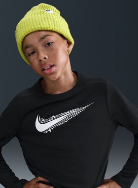 耐克大童速干长袖上衣冬季新款男童舒适NIKE DRI-FIT HV0662