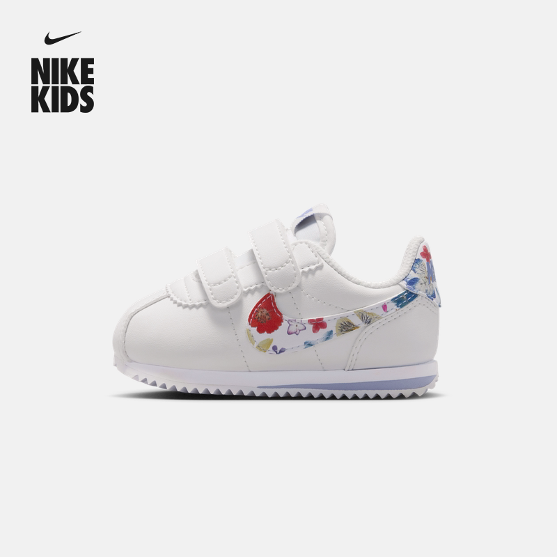 耐克婴童魔术贴运动鞋春季新款男女童宝宝低帮NIKE CORTEZ IO9258