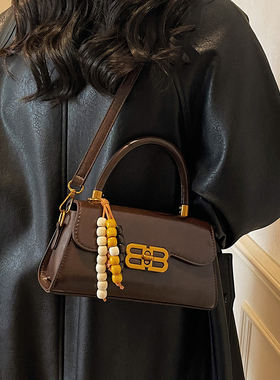 高级感轻奢手提包包女士2026新款冬时尚单肩斜挎包洋气通勤小方包