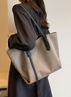 大容量牛津布包包女式2025新款时尚百搭单肩包高级感托特包手提袋