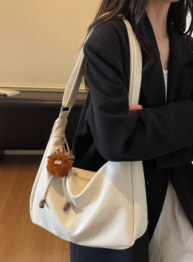 简约大容量包包女士2026新款时尚百搭单肩斜挎包高级感超火托特包