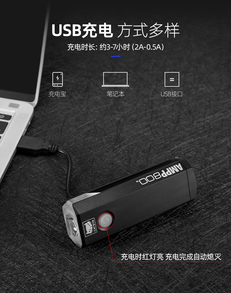 猫眼夜骑骑行高亮车灯