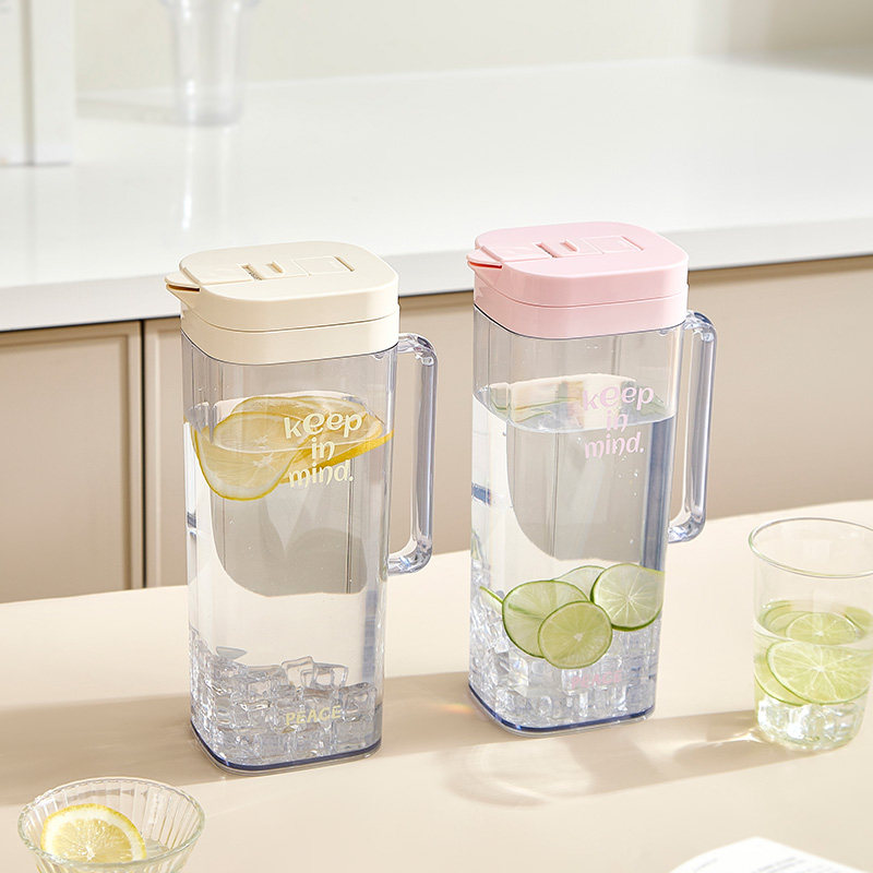 日式窄形冷水壶塑料冰箱凉