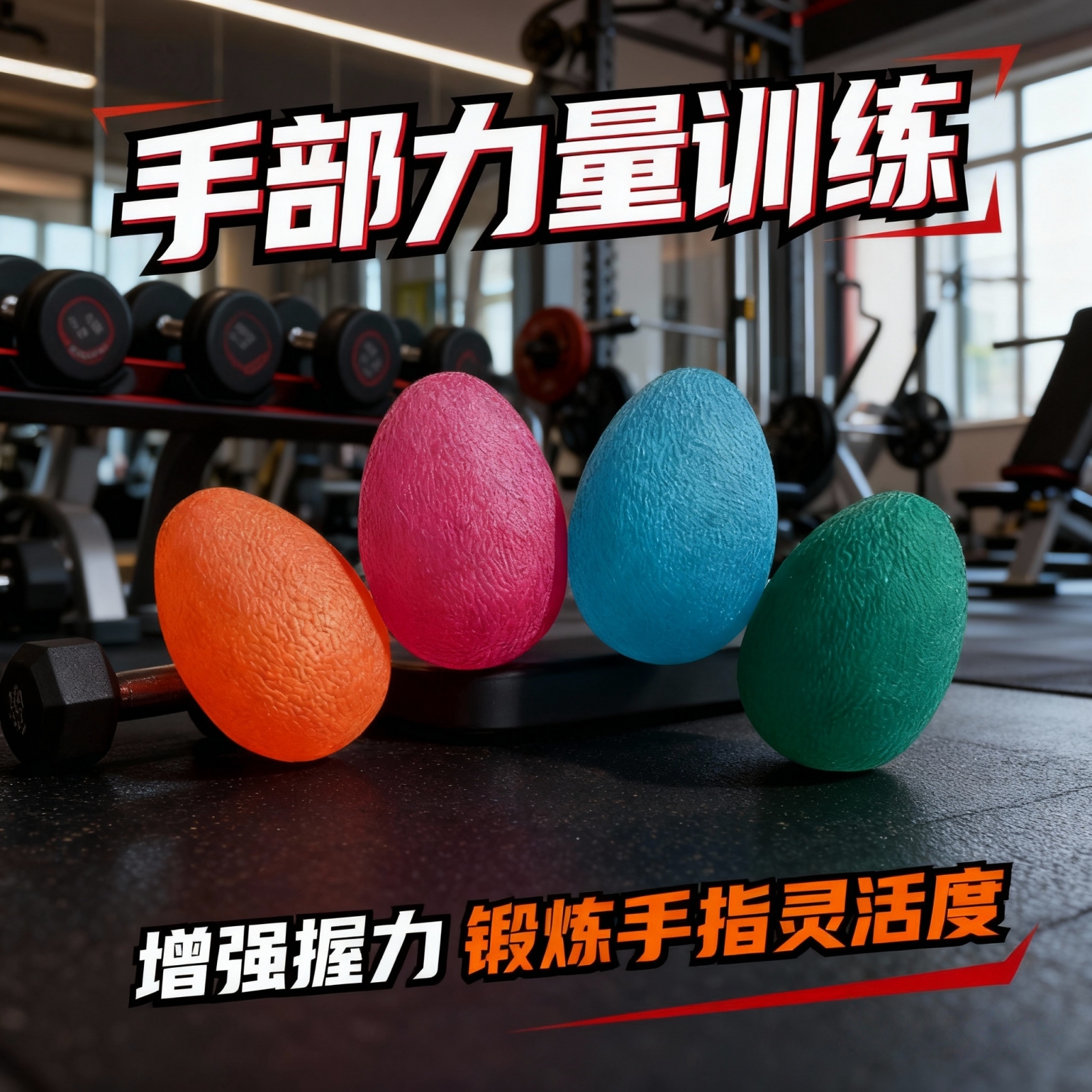 抓握训练器手部康复训练器材中风老人锻炼指力灵活五指握力球硅胶