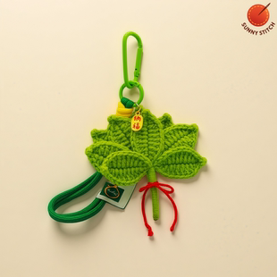 Sunny Stitch柚子叶挂件成品包包钥匙扣车载挂件去晦气霉气退退