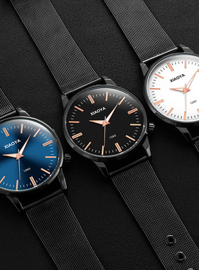 考试专用机械手表男士静音高中学生公务员考研公考防水青少年男款