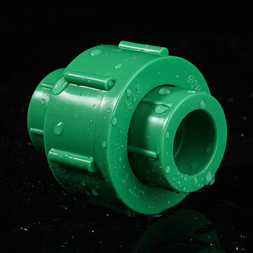 绿色PPR全塑活接接头20 4分 25 6分 32 40 50 63水管管材管件配件