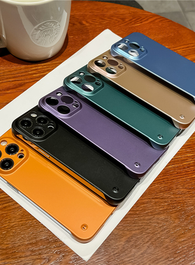 金属漆无边框硬壳vivo x90/x80手机壳pro超薄x70半包x60散热x50防摔x30简约x27时尚y3/y3s新款Y73s男Y53s女+