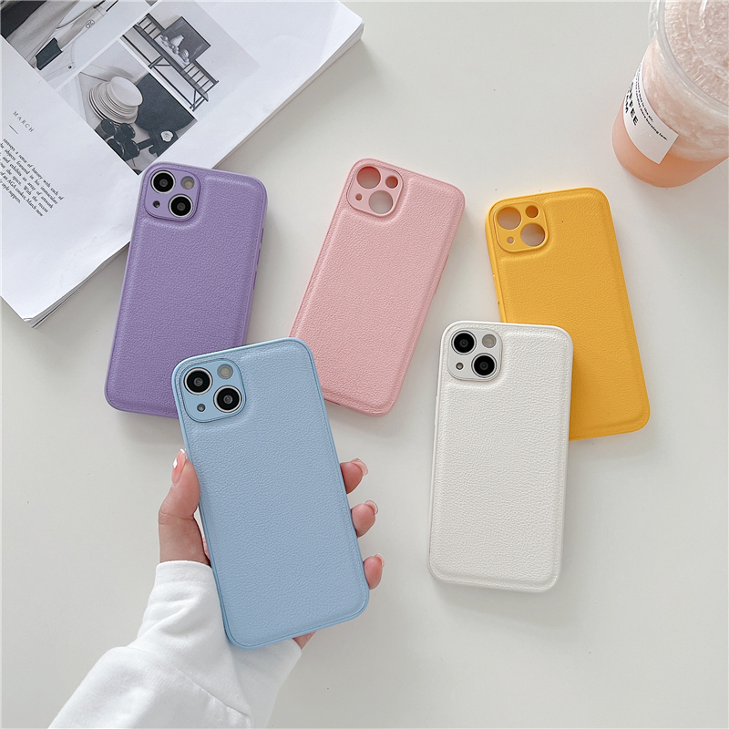 高级感皮纹纯色适用华为P30/p40/P60手机壳p50硅胶软pro女mate30/40/50时尚+全包nova7/8/9/10/11全包se防摔E