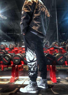 休闲卫裤 猴王长裤 运动收口小腿裤 时尚 春夏男 修身 一件也清仓