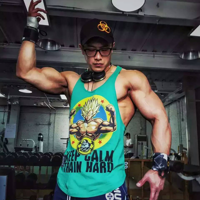 MuscleDog棉質吸汗健身運動