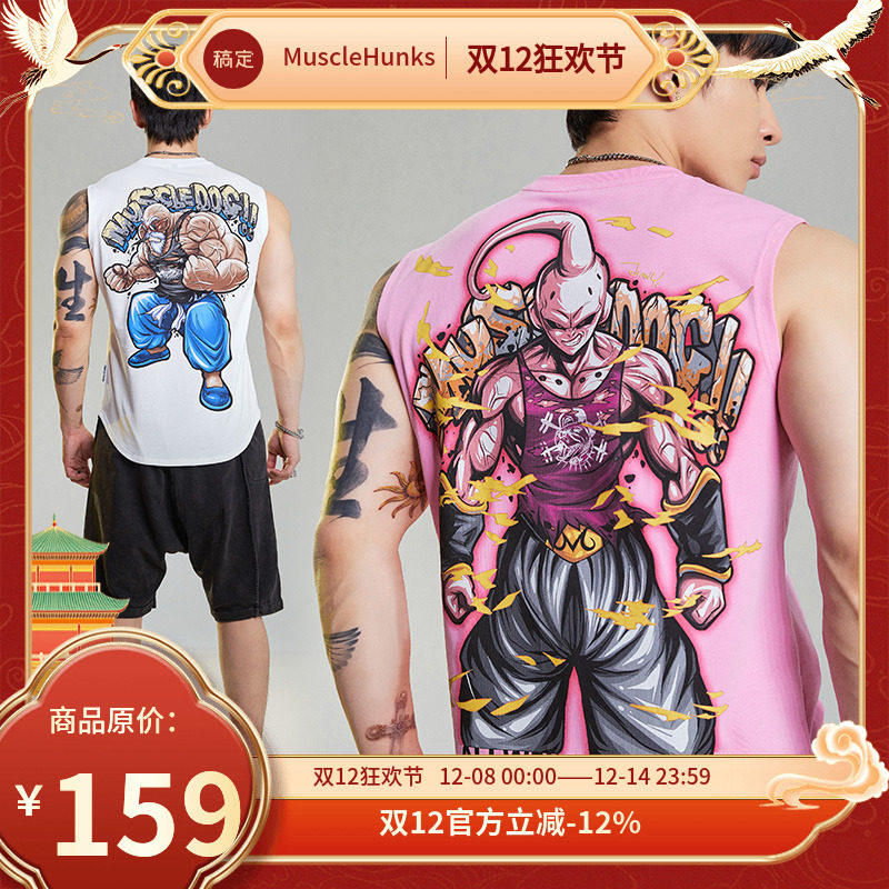 肌肉狗舒适透气潮牌新品运动背心