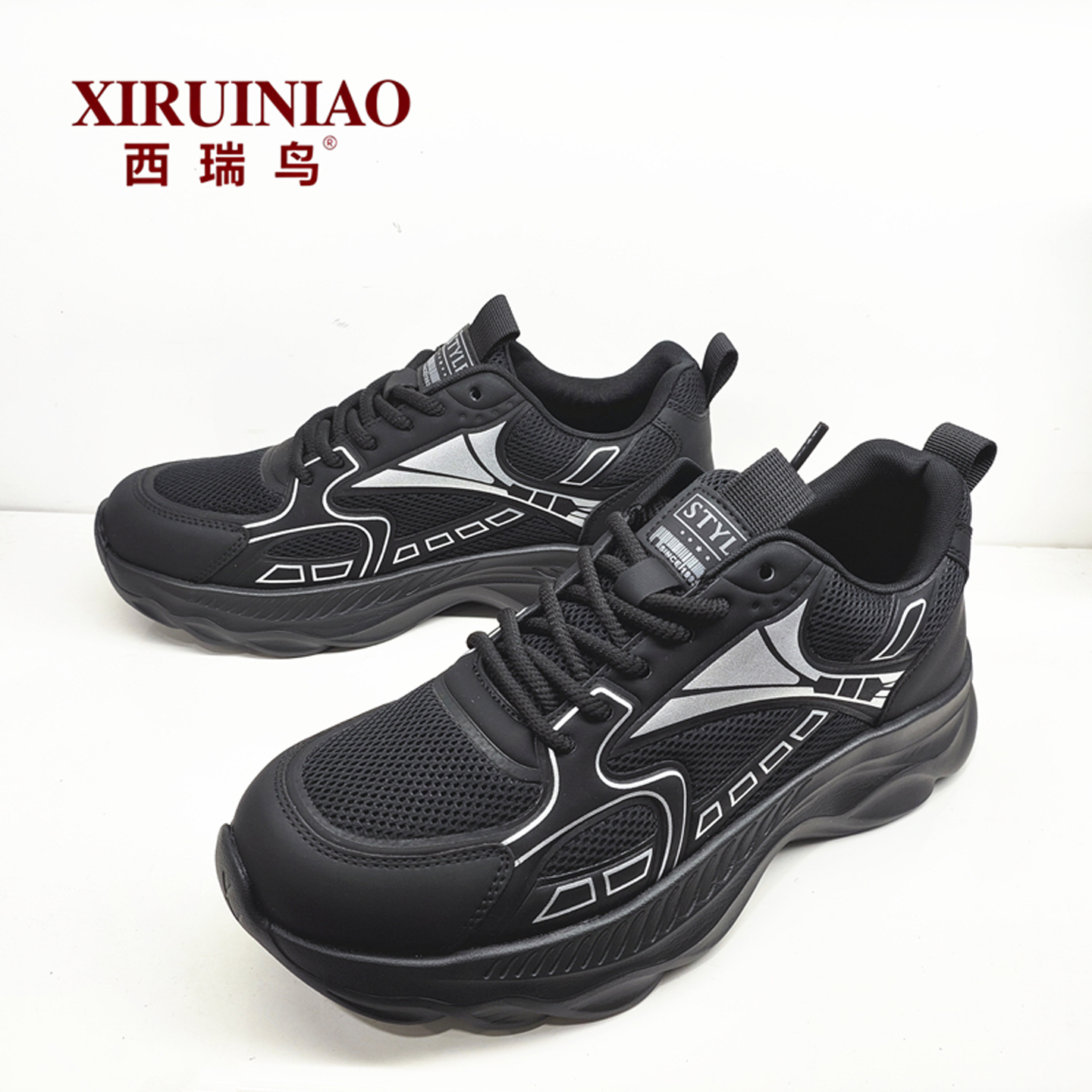 西瑞鸟2025秋季新款透气网面鞋子