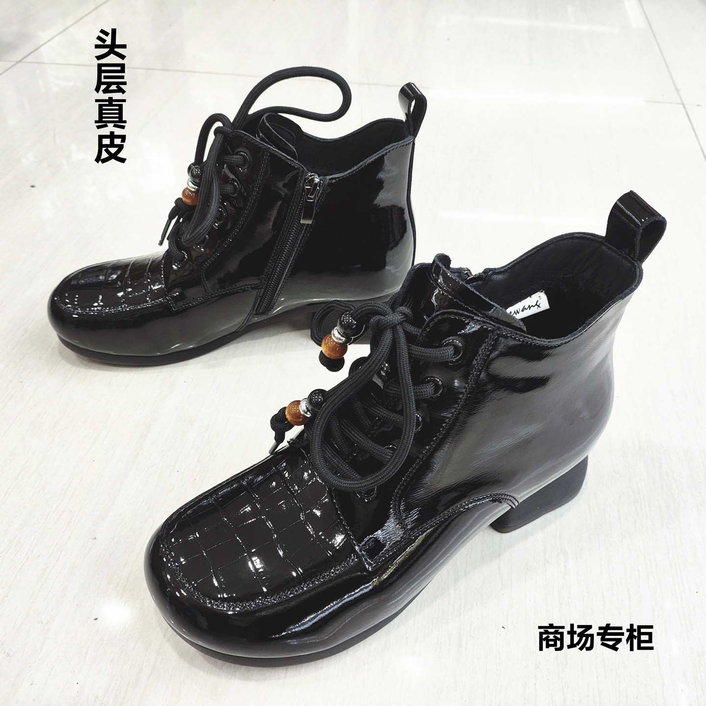 时尚英伦风马丁短靴加绒保暖棉靴