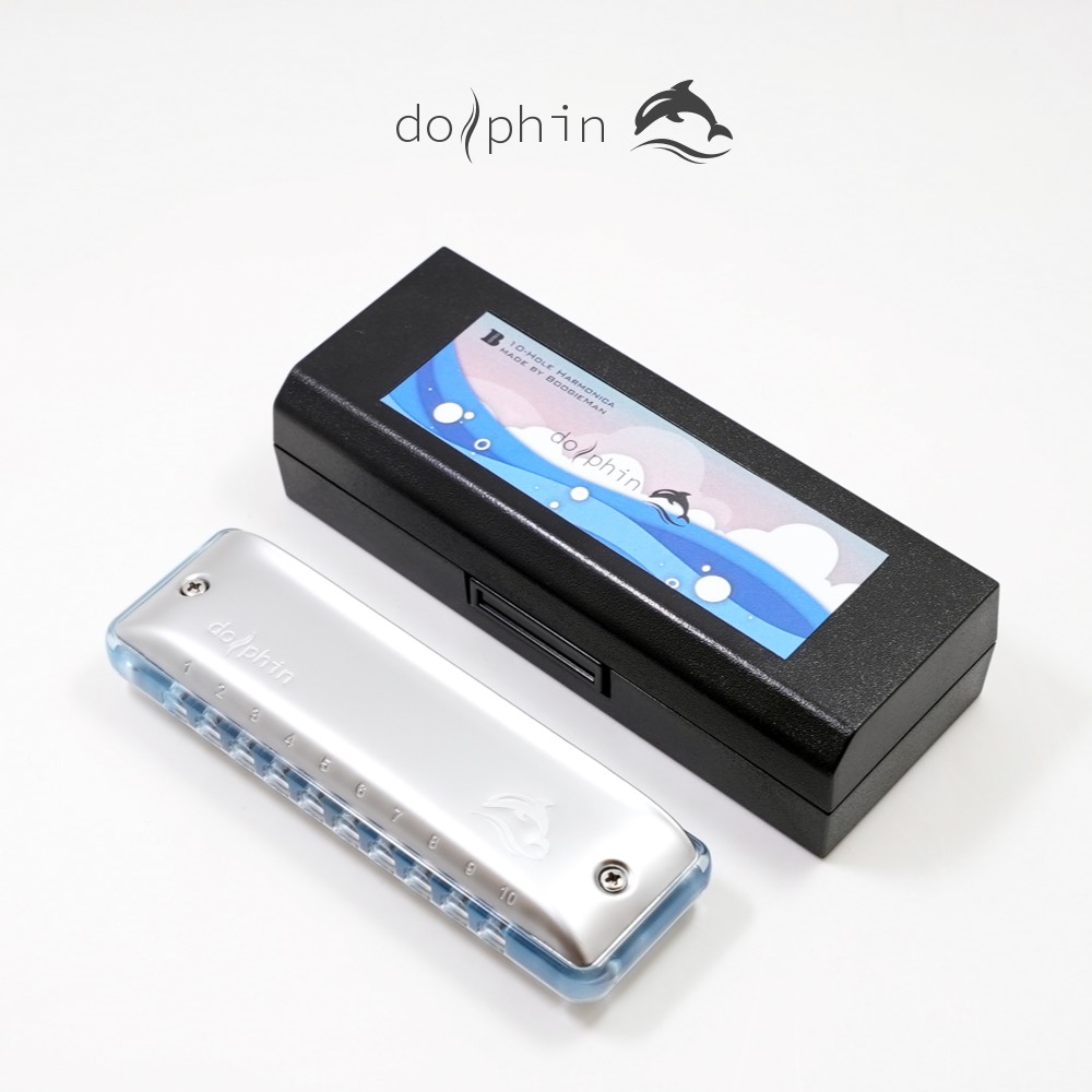 BoogieMan初学 十孔布鲁斯蓝调10孔口琴 海豚Dolphin