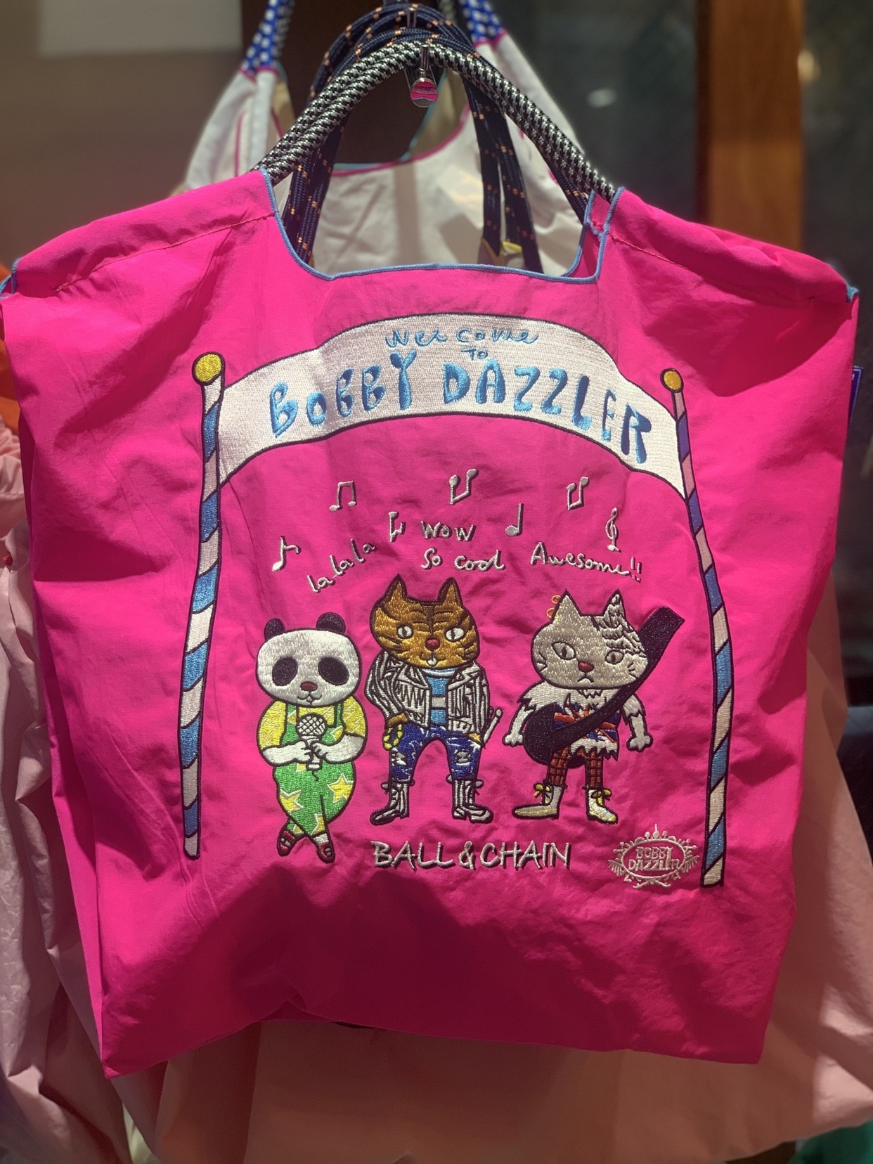 ballchain刺绣尼龙布袋