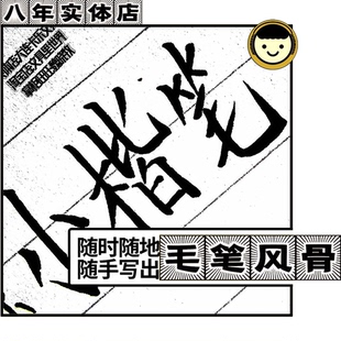 随手写出毛笔风骨 中柏秀丽笔小楷笔中楷大楷软头签字笔brush