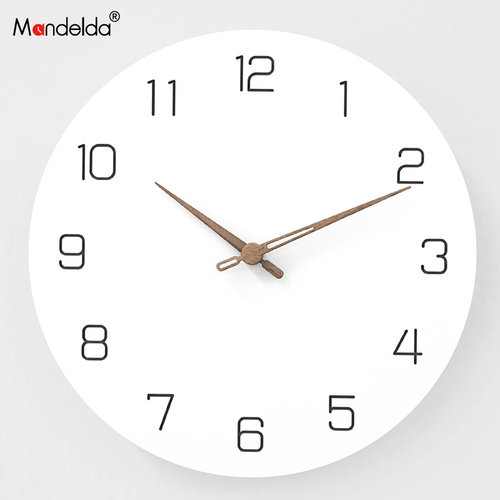 简约客厅时钟家用卧室静音挂钟