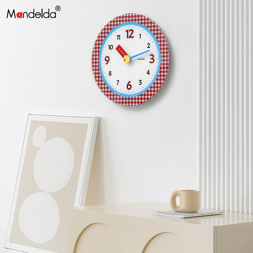 免打孔挂钟表客厅2025新款