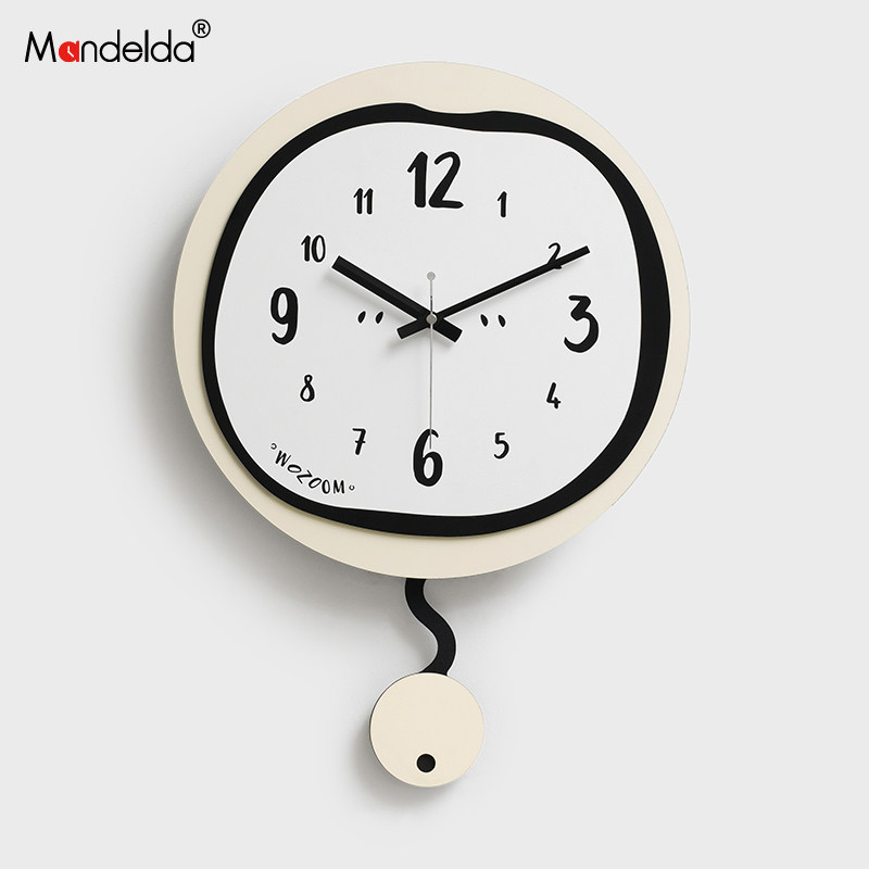 高颜值拯救白墙时尚挂钟