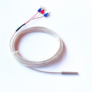 进口高精度德国贺利氏铂热电阻PT100温度传感器线防水型探头